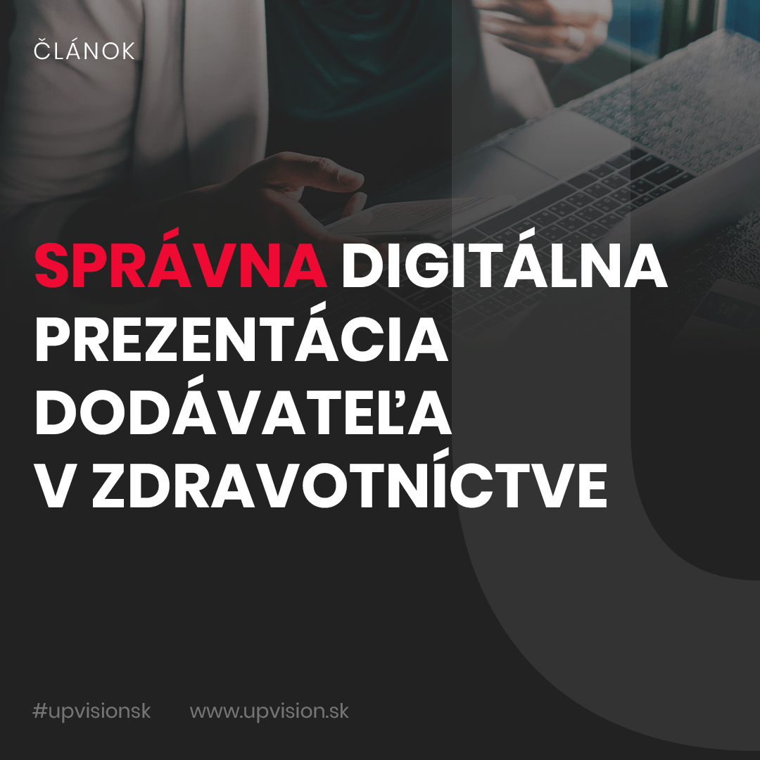 Tvorba webstránok a správna prezentácia dodávateľa v zdravotníctve